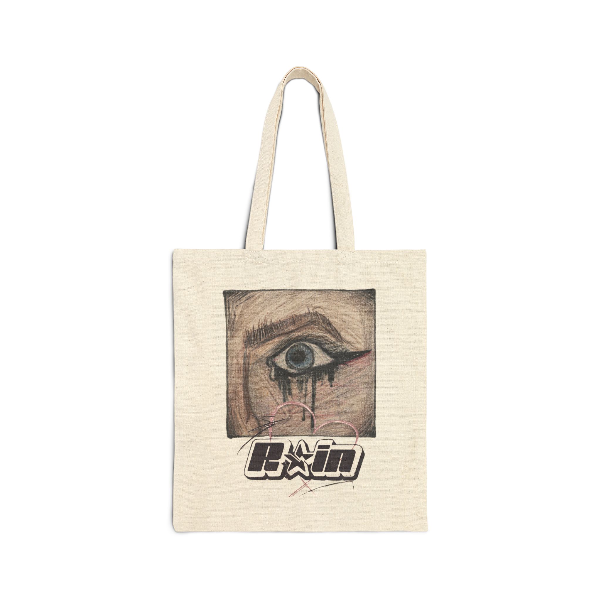 I Just Am Canvas Artwork Tote